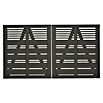 Plus Gartentor Silence (200 x 110 cm, Umbragrau, Holz) | BAUHAUS