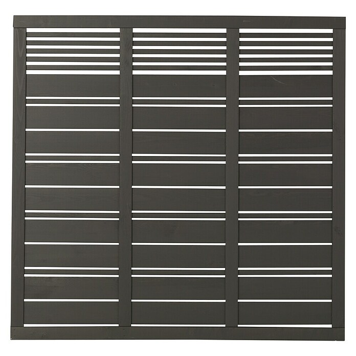 Plus Sichtschutzelement Silence (176 x 170 cm, Holz, Umbragrau (RAL 7022)) | BAUHAUS