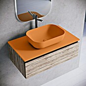 Lavabo y encimera Stadium (46 x 80 cm, Melocotón) | BAUHAUS