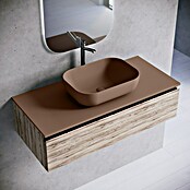 Lavabo y encimera Stadium (46 x 100 cm, Rosa california) | BAUHAUS