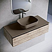 Lavabo y encimera Stadium (46 x 100 cm, Nut) | BAUHAUS