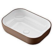 Lavabo de sobremesa Stadium Bicolor (33 x 45,41 cm, Cacao/Blanco) | BAUHAUS