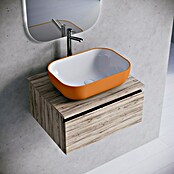 Lavabo de sobremesa Stadium Bicolor (33 x 45,41 cm, Melocotón/Blanco) | BAUHAUS