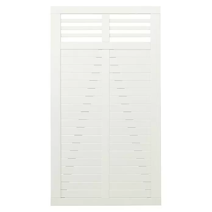 Plus Gartentor Decora100 x 180 cm, Weiß RAL 9010
