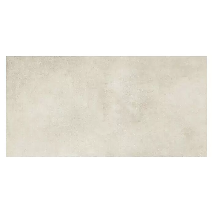 Feinsteinzeugfliese Rimini - 60 x 120 cm, Beige, Matt - Helle beige matte Fliese mit einer feinen, steinähnlichen Textur.