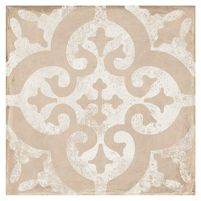 Feinsteinzeugfliese Triana Flor (24,8 x 24,8 cm, Beige, Matt) | BAUHAUS