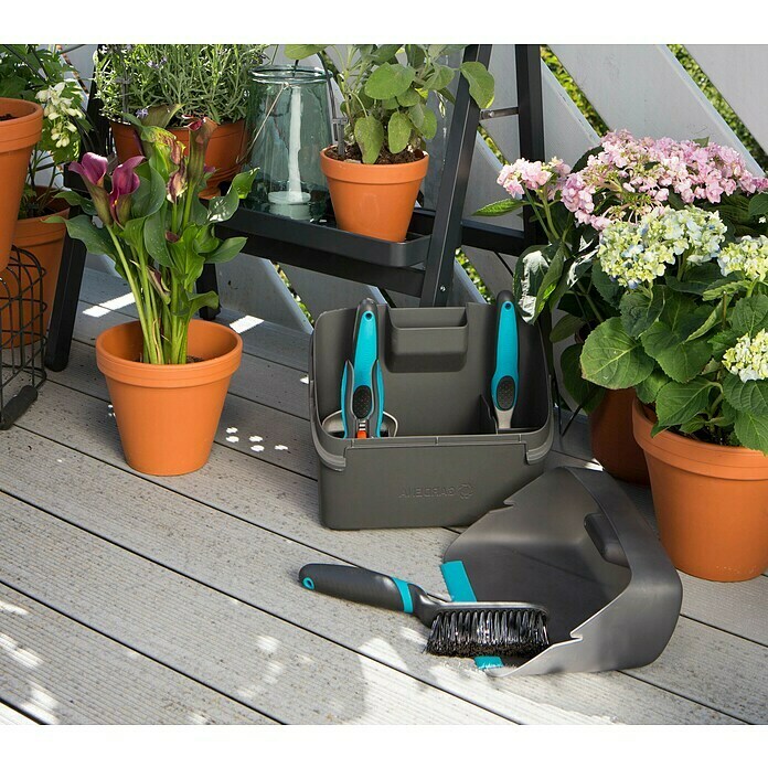 Gardena Set d’outils de jardinage Citygardening dans un coffre de balcon
