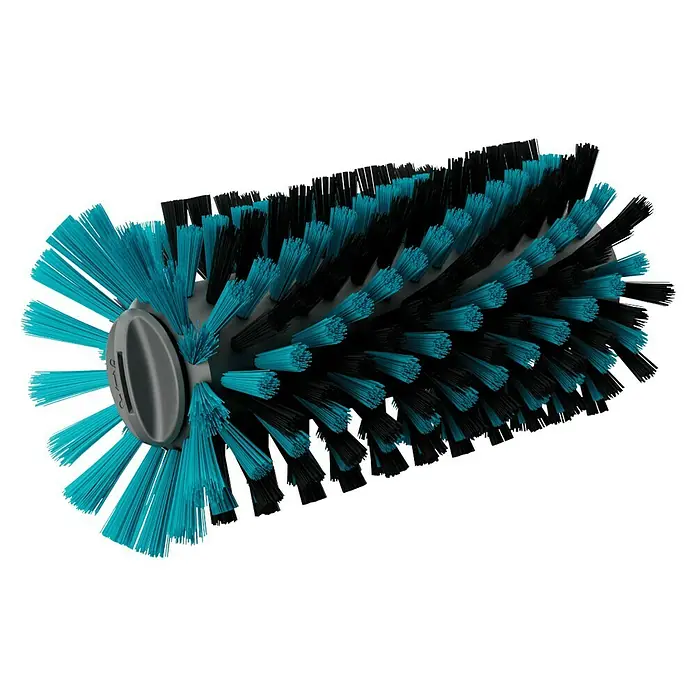 Gardena Power for All 18V Bodenreinigungsbürste Medium - Passend für: Akku-Reinigungsbürste AquaBrush Patio 03/18V & Universal 04/18V - Bürste mit blauen und schwarzen Borsten. Sie ist vielseitig einsetzbar und sorgt für gründliche Reinigung.