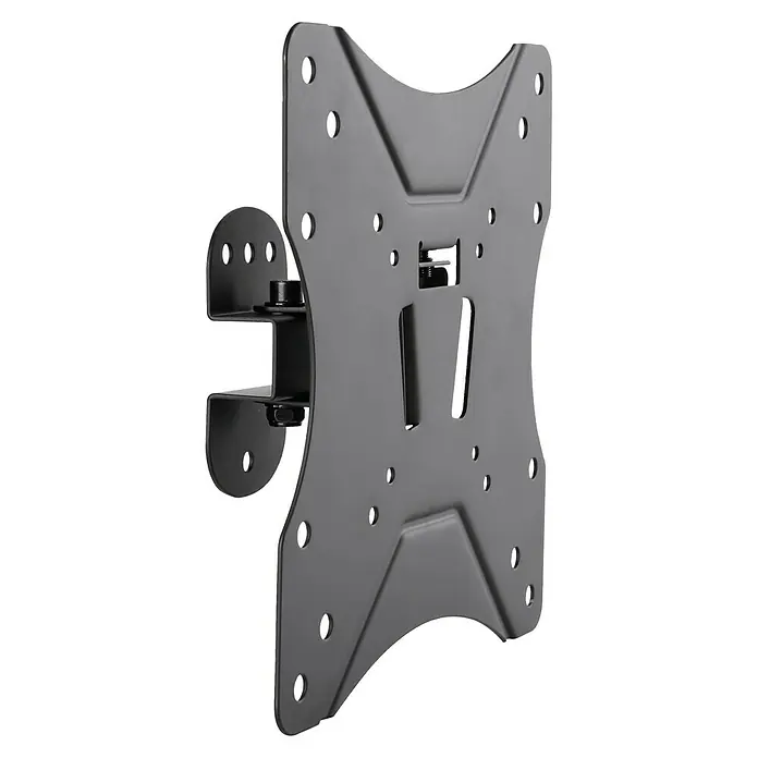 Schwaiger TV-Wandhalterung Motion 1 - Passend für: Bildschirmdiagonale 23 - 46″, Belastbarkeit: 25 kg - Nahaufnahme einer TV-Wandhalterung mit schwenkbarem Arm, ideal für flexible Bildschirmpositionierung und Platzersparnis.