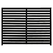 Plus Sichtschutzelement Koyto (160 x 120 cm, Holz, Schwarz) | BAUHAUS