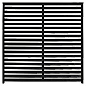 Plus Sichtschutzelement Koyto (160 x 160 cm, Holz, Schwarz) | BAUHAUS