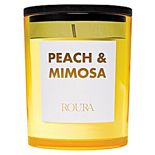 Ceras Roura Vela aromática Cheerful (Ø x Al: 7 x 8,5 cm, Peach & Mimosa)
