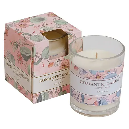 Ceras Roura  Vaso con vela Romantic Garden