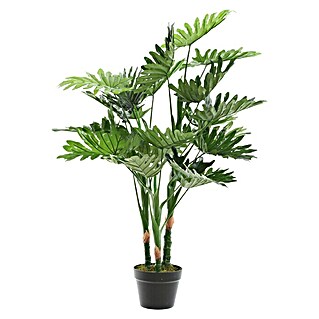 Planta artificial Filodendron (Altura: 100 cm, Verde, Plástico)