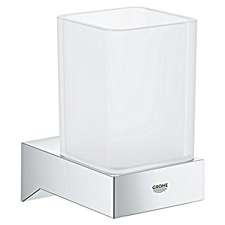 Grohe Selection Cube Zahnputzbecher (Durchmesser: 7,3 cm, Glas)