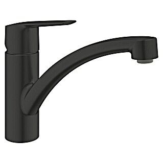 Grohe QuickFix Start Spültischarmatur (Schwarz, Matt, Höhe: 184 mm)