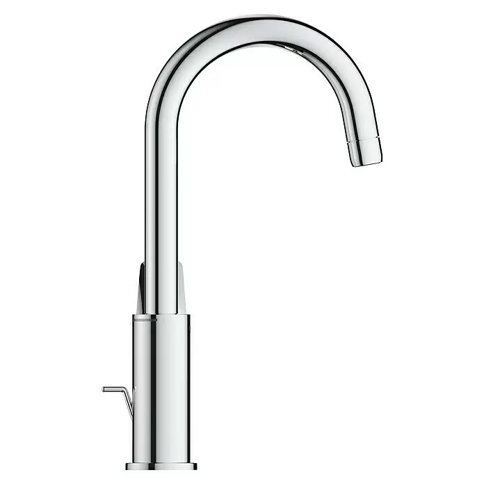 Grohe Start Loop Waschtischarmatur L-Size - Chrom, Glänzend - Verchromte Einhebel-Küchenarmatur mit hohem Bogenauslauf.