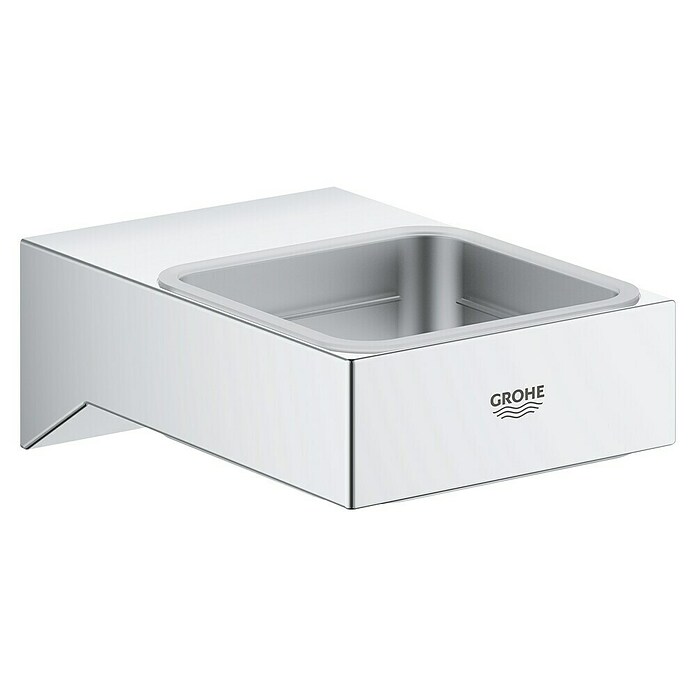 Grohe Selection Cube Becher- & Seifenhalter (Chrom, Glänzend) | BAUHAUS