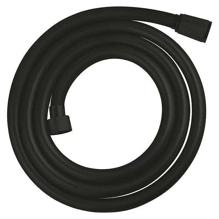 Grohe VitalioFlex Trend Brauseschlauch Vitalio Flex Trend - Länge: 175 cm, Anschlüsse: ½″, Kunststoff, Schwarz - Schwarzer Duschschlauch in Spiralform, ideal für moderne Badezimmer. Robust und flexibel für eine komfortable Nutzung.