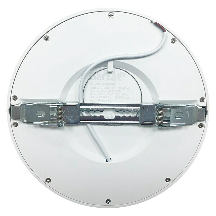 Garza Foco downlight LED empotrable ajustable universal (18 W, Color de luz: Blanco neutro, L x An: 22,5 x 22,5 cm, Blanco)