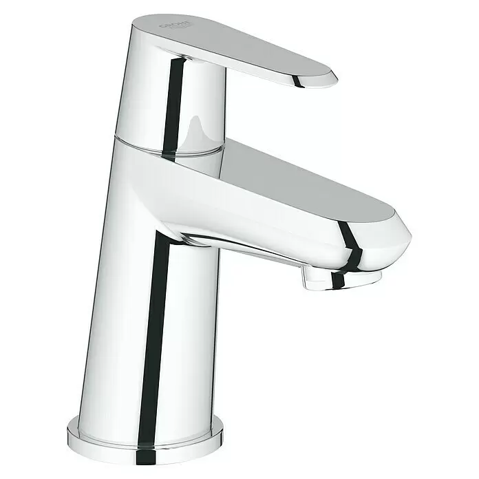 Grohe Eurodisc Cosmopolitan Grifo monomando de agua fría - Cromo, Resplandeciente, Sin varilla de tracción - Grifo monomando cromado brillante.