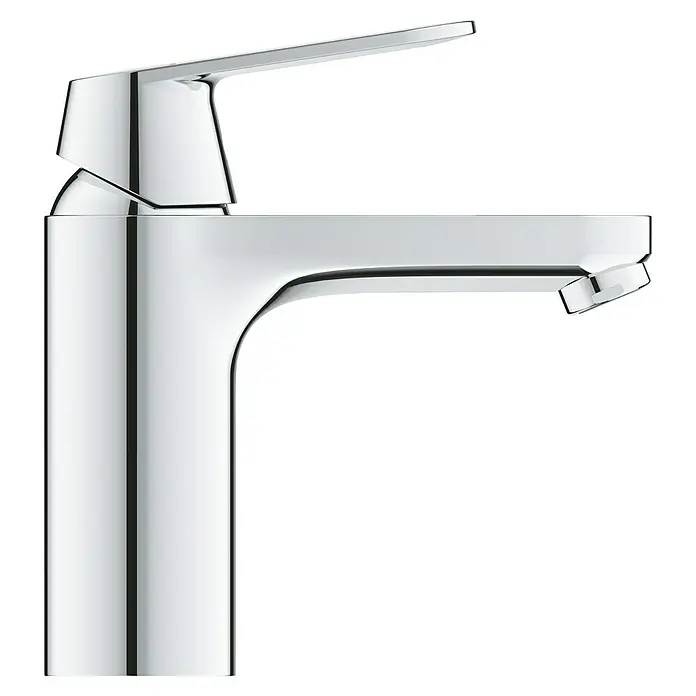 Grohe Eurosmart Cosmopolitan Waschtischarmatur M-Size - Ohne Zugstange, Chrom, Glänzend - Glänzender Chrom-Wasserhahn mit modernem Design und klaren Linien für ein stilvolles Badezimmer. Der Wasserhahn ist ein echter Hingucker.
