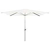 Doppler Alu Expert Sonnenschirm Teleskop  (Weiß, 350 x 350 cm)