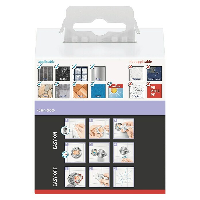 Tesa Moon Handdoekhaak MOON (Met 2 armen, Zwart, Mat) | BAUHAUS