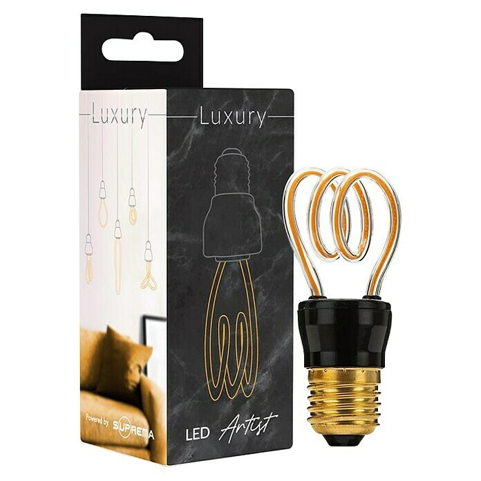 Bombilla LED Artist (E27, Blanco cálido, 60 lm, 4 W, 1 ud.) | BAUHAUS