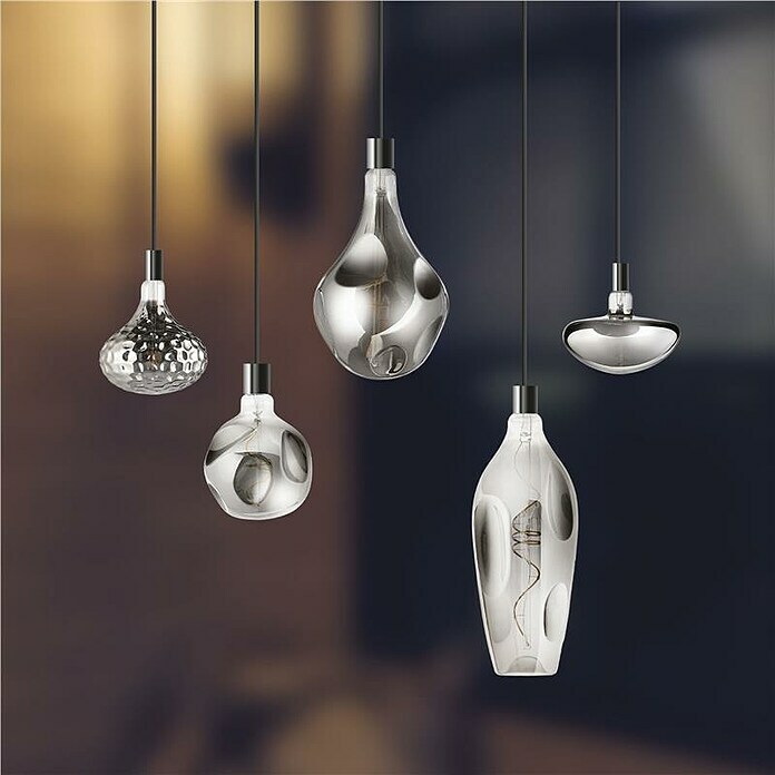 Bombilla incandescente Diamante (4 W, E27, Blanco cálido, Gris) | BAUHAUS