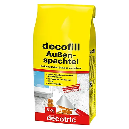 Decotric  Zement-Spachtelmasse decofill außen