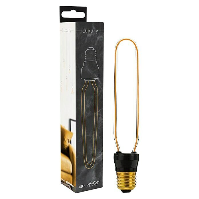 Bombilla LED Artist plana (E27, Blanco cálido, 240 lm, 4 W) | BAUHAUS