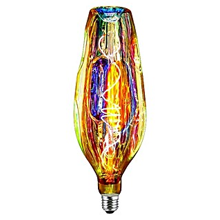 Bombilla incandescente arcoíris (4 W, E27, Tubular)