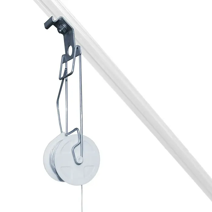 Palram – Canopia Plantador - Específico para: Invernadero Palram - Suspensión de polea doble con gancho de montaje para barras de cortina. Permite un movimiento suave de las cortinas.