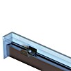 Optimum Schiebetür-Komplettset Optirail (83 x 204 cm, Eiche Hellgrau, Wabe) | BAUHAUS