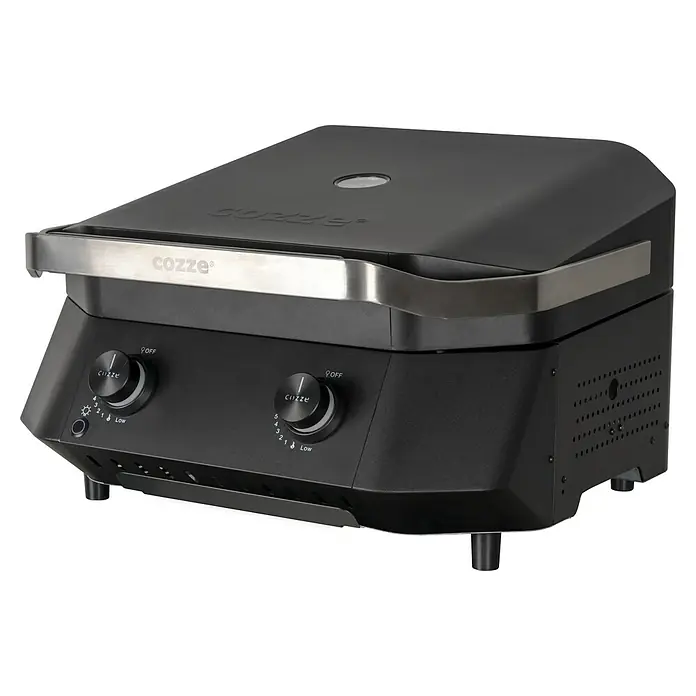 Cozze Gasgrill G 500 - Grillfläche (B x T): 53,5 x 41,8 cm, 5 kW, Anzahl Brenner: 2 Stk. - Der Cozze Grill mit seinem robusten Design und präzisen Drehknöpfen, ideal für perfekte Grillergebnisse.