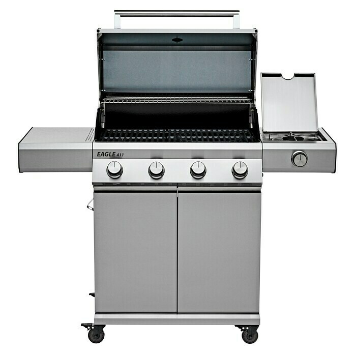 Grandstate Gasgrill Eagle 411 (Grillfläche (B x T): 71 x 45 cm, 14 kW, Anzahl Brenner: 4 Stk., Material Grillfläche: Gusseisen) | BAUHAUS