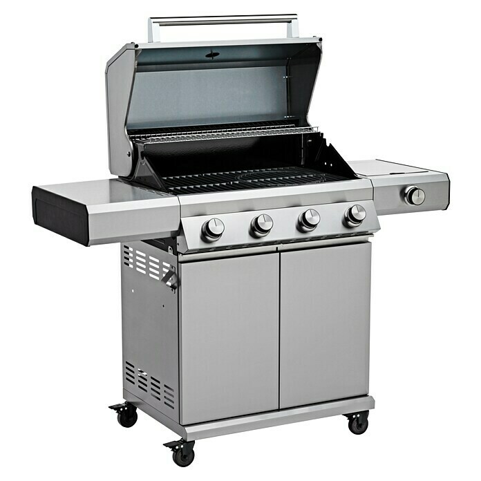 Grandstate Gasgrill Eagle 411 (Grillfläche (B x T): 71 x 45 cm, 14 kW, Anzahl Brenner: 4 Stk., Material Grillfläche: Gusseisen) | BAUHAUS