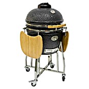 Flame Rock  Holzkohlegrill Kamado 22 (Durchmesser Grillfläche: 47 cm, Grau) | BAUHAUS