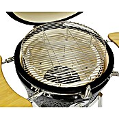 Flame Rock  Holzkohlegrill Kamado 22 (Durchmesser Grillfläche: 47 cm, Grau) | BAUHAUS