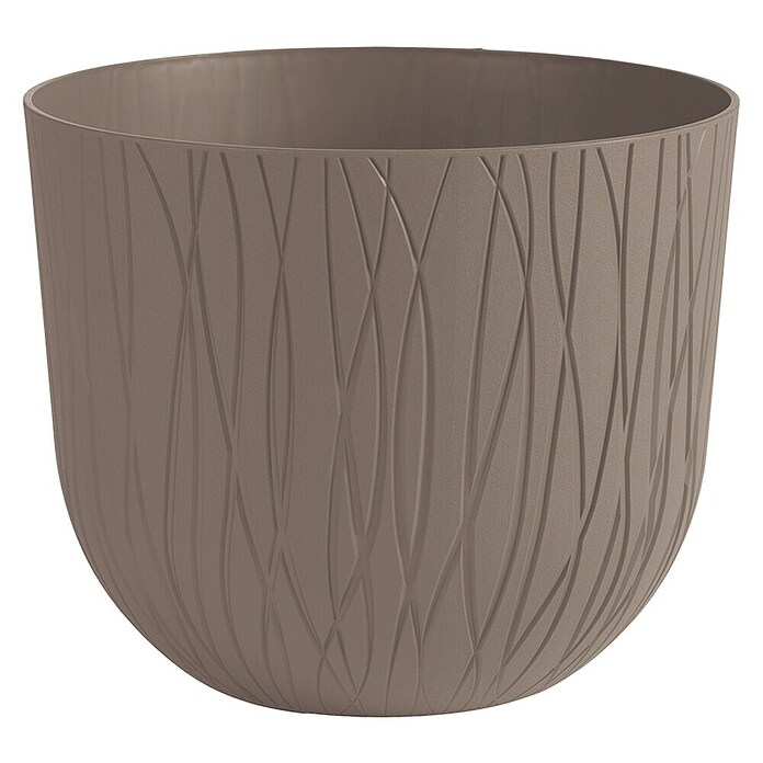 Lienbacher Pflanztopf Nature (Außenmaß (Ø x H): 30 x 24,7 cm, Kunststoff, Dunkelbeige) | BAUHAUS
