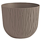 Lienbacher Pflanztopf Nature (Außenmaß (Ø x H): 30 x 24,7 cm, Kunststoff, Dunkelbeige) | BAUHAUS