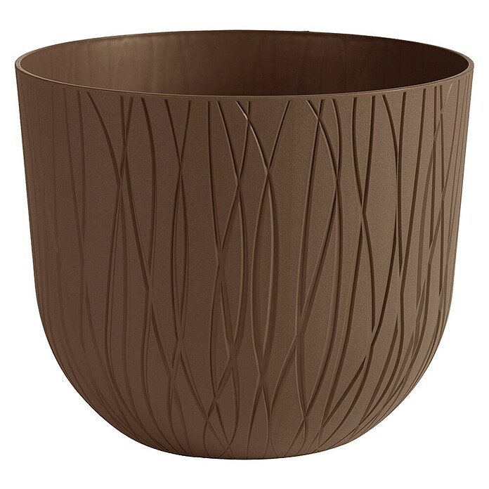 Lienbacher Pflanztopf Nature (Außenmaß (Ø x H): 30 x 24,7 cm, Kunststoff, Cafèbraun) | BAUHAUS