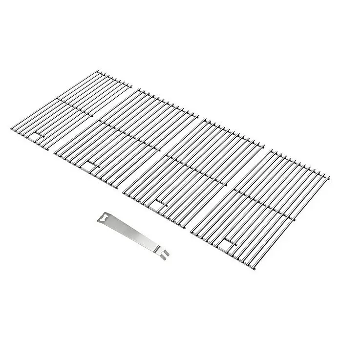 Grandstate Gasgrill Eagle 652 - Grillfläche (B x T): 90 x 45 cm, 24,2 kW, Anzahl Brenner: 6 Stk., Material Grillfläche: Edelstahl - Zwei Edelstahl-Grillroste und ein Rostheber.