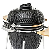 Flame Rock  Holzkohlegrill Kamado 24 Pro (Durchmesser Grillfläche: 52 cm, Schwarz) | BAUHAUS