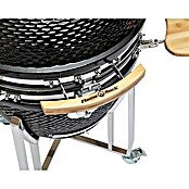 Flame Rock  Holzkohlegrill Kamado 24 Pro (Durchmesser Grillfläche: 52 cm, Schwarz) | BAUHAUS