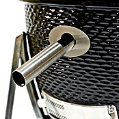 Flame Rock  Holzkohlegrill Kamado 24 Pro (Durchmesser Grillfläche: 52 cm, Schwarz) | BAUHAUS