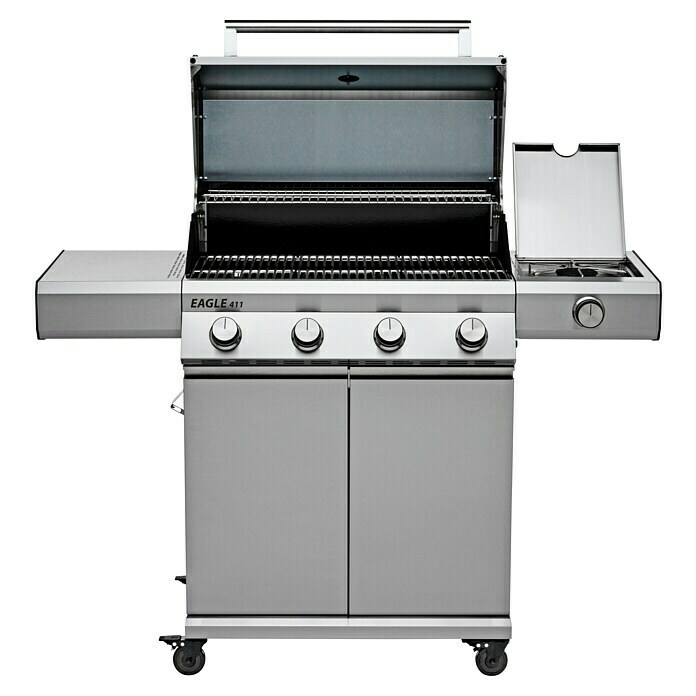 Grandstate Gasgrill Eagle 411 (Grillfläche (B x T): 71 x 45 cm, 14 kW, Anzahl Brenner: 4 Stk., Material Grillfläche: Edelstahl) | BAUHAUS