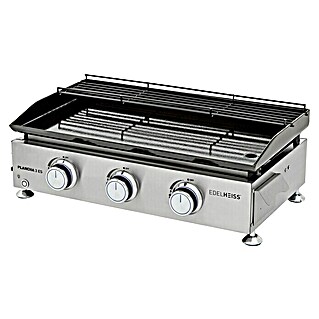 Edelheiss Plancha-Grill (Grillfläche (B x T): 63 x 34 cm, Silber, 7,5 kW)