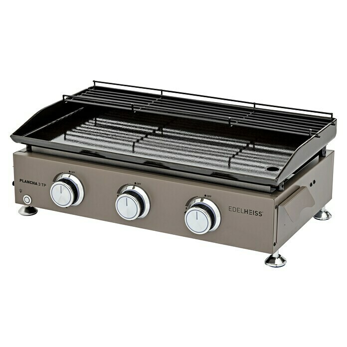 Edelheiss Plancha-Grill (Grillfläche (B x T): 63 x 34 cm, Taupe, 7,5 kW) | BAUHAUS